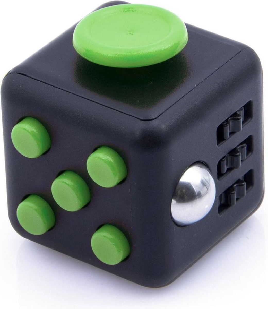 Kwalitatieve   Cube / FriemelKubus | Anti Stress Speelgoed |   Toy - Zwart Groen